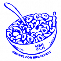 Gravel For Breakfast sticker